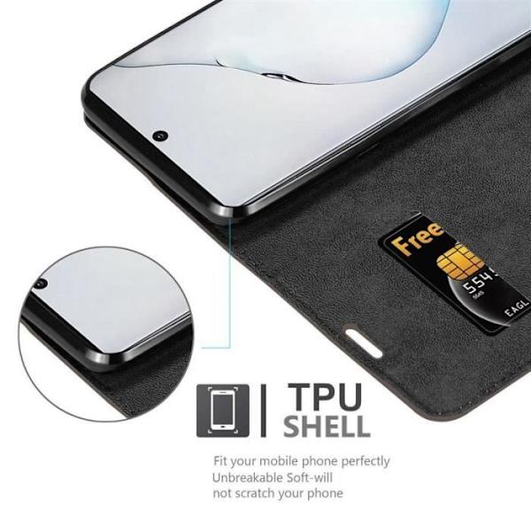 Coque - Cadorabo - Samsung Galaxy NOTE 10 - Kaffeebrun - Magnetisk stängning - Ställfunktion kaffe brunt