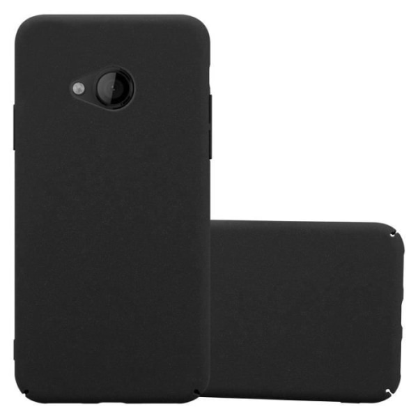 Coque - CADORABO - HTC U Play - Hårdt Beskyttelse - Mat Design - Sort Farve Svart