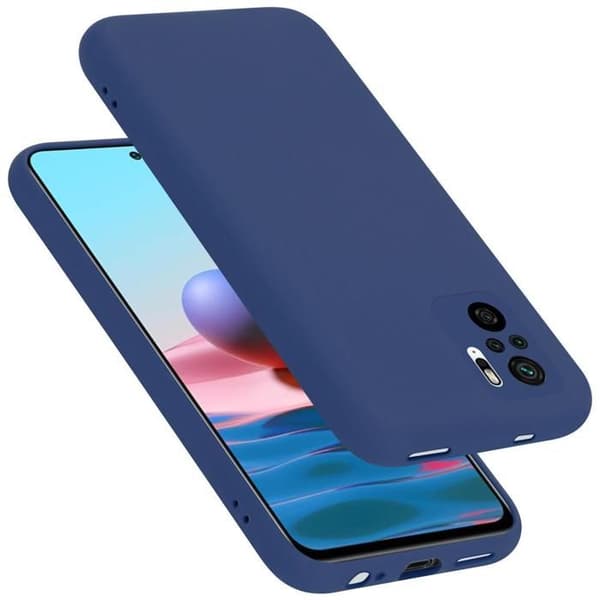 Skyddsfodral för Xiaomi RedMi NOTE 10 4G / RedMi NOTE 10S Stötabsorberande i LIQUID BLUE Blå