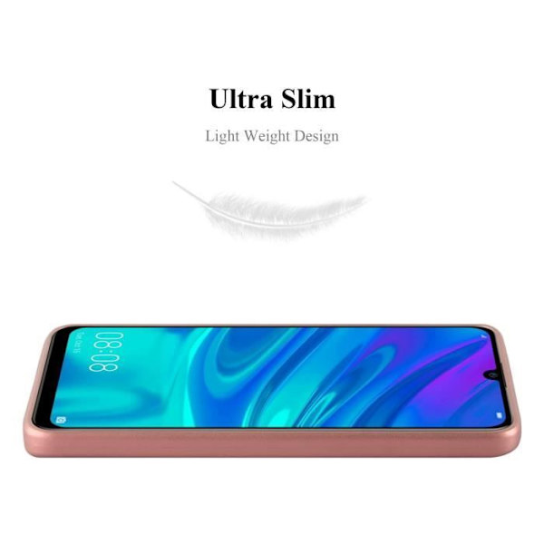Fodral för Honor 10 LITE / Huawei P SMART 2019 Fodral i METALLIC ROSE GOLD Etui Fodral Skydd Silikon TPU Fodral matt Rose guld
