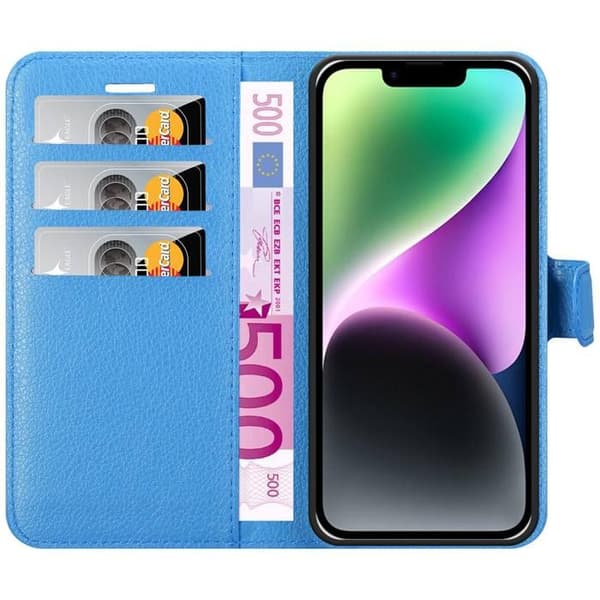 Etui för iPhone 14 i PASTELLBLÅ Blå