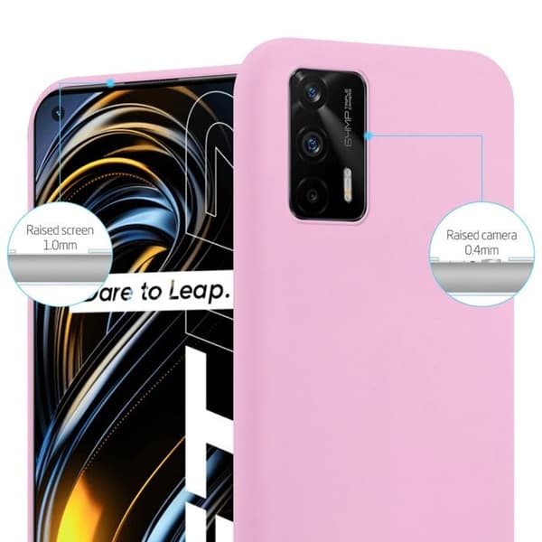 Skyddsskal för Realme GT Master CANDY ROSE VIF Stötskyddande Silikon Ros