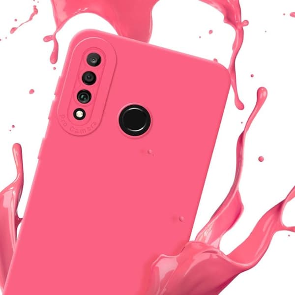 Skyddsfodral för Huawei P30 LITE i FLUID RÖD Stötsäker Skyddsfodral Röd
