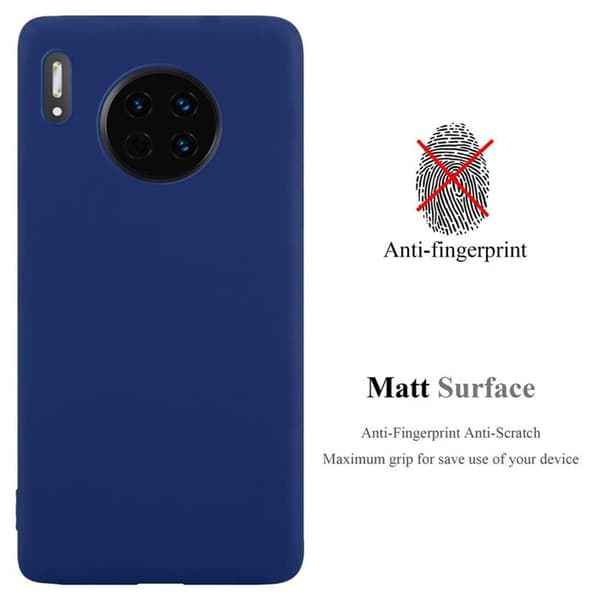 Skyddsfodral för Huawei MATE 30 CANDY MÖRKBLEU Stötskydd Silikon Blå