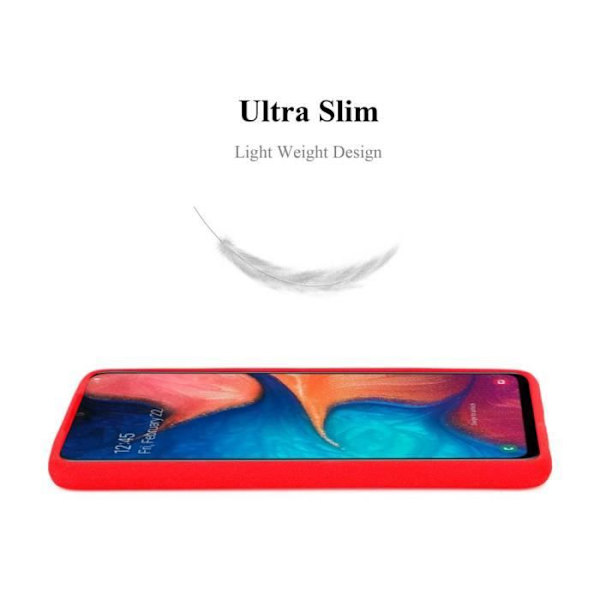 Coque - CADORABO - Samsung Galaxy A10e / A20e - FROST RÖD - TPU - Stötskydd Frost Röd