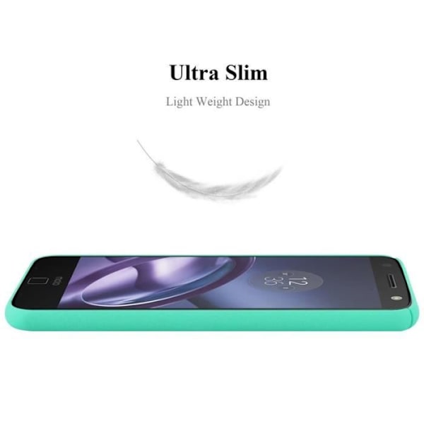 Coque - CADORABO - MOTO Z - Hård Skydd - Matt Design - Grön Färg Grön
