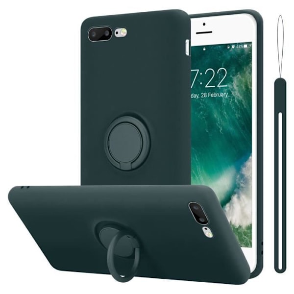 Telefonfodral - CADORABO - iPhone 7 PLUS / 7S PLUS / 8 PLUS - Silikon TPU - Ljusgrön - Lätt skydd Ljusgrön