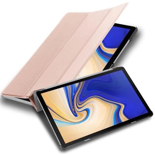 Cadorabo Fodral till Samsung Galaxy Tab S5e (10,5" Zoll) SM-T725N i rosa - UTAN automatisk väckning