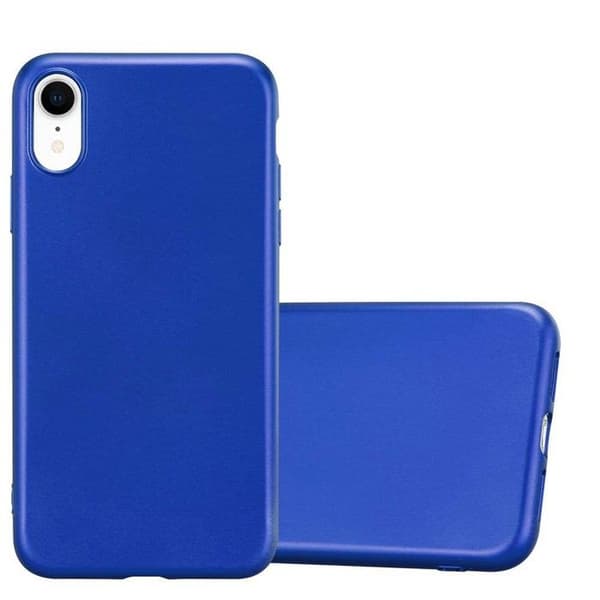 iPhone XR-fodral Skyddsfodral i MATTE METALLBLÅ Design Blå