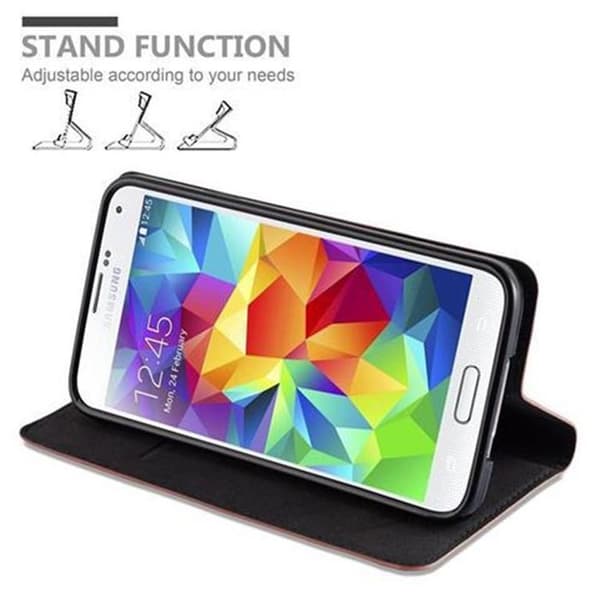 Fodral för Samsung Galaxy S5 / S5 NEO Skal i MARRONE CAPPUCINO brun