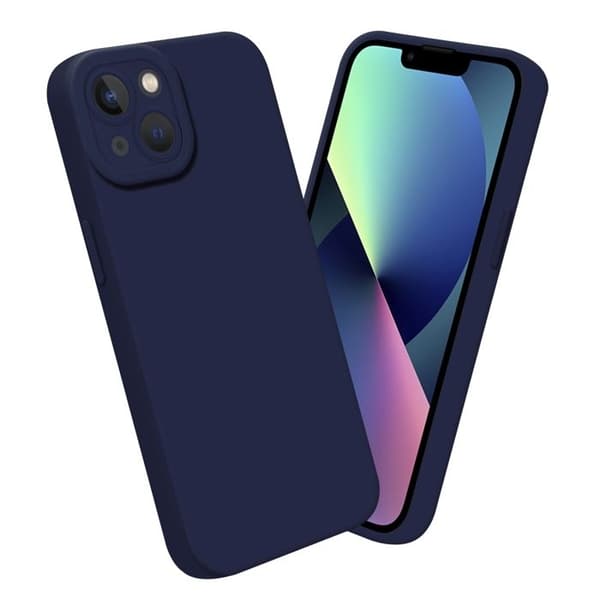 Skyddsfodral för iPhone 13 i MÖRKBLA NÄRINGSSKYDD Blå