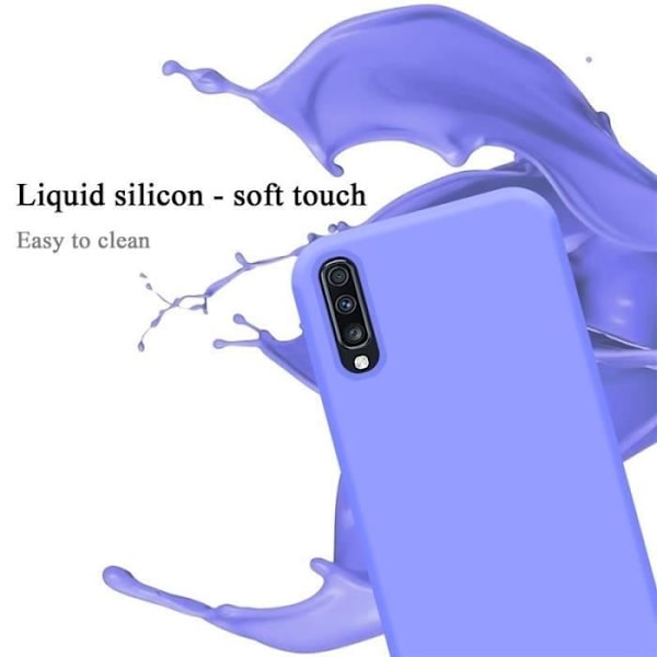 Mobilskal - CADORABO - Samsung Galaxy A70/A70S - Silikon TPU - Lila - Mjuk Lila