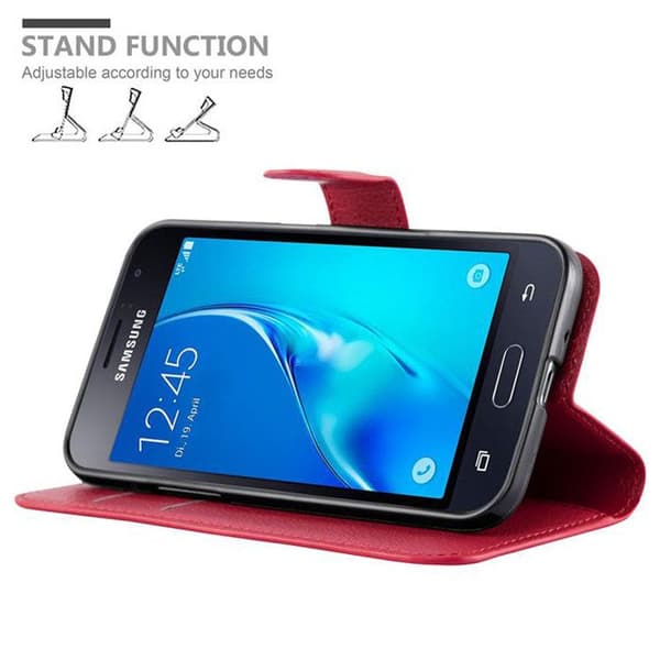 Fodral för Samsung Galaxy J1 2015 i KIRSCHRÖD Röd