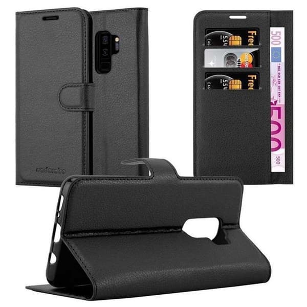 Etui för Samsung Galaxy S9 PLUS i JET BLACK Svart