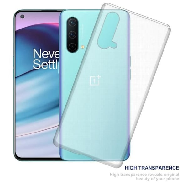 Coque - CADORABO - OnePlus Nord CE 5G - Skydd i silikon TPU - Tunn design - Transparent Transparent