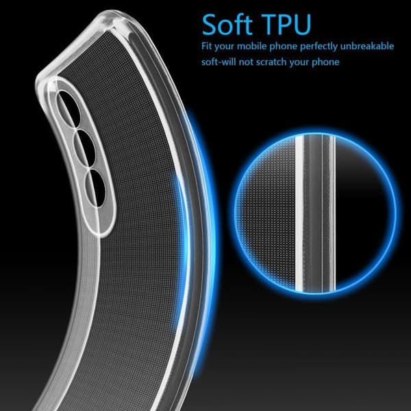 Skal för OnePlus CE4 / OPPO K12 i transparent stötabsorberande silikon Vit