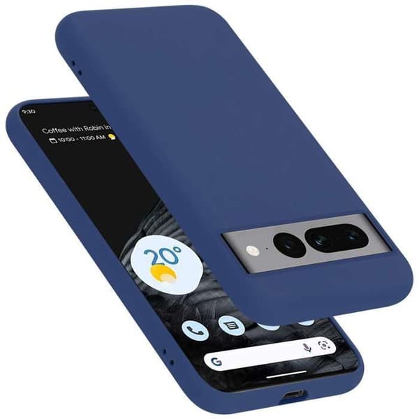 Skal för Google PIXEL 7 PRO Stötabsorberande i LIQUID BLUE Blå