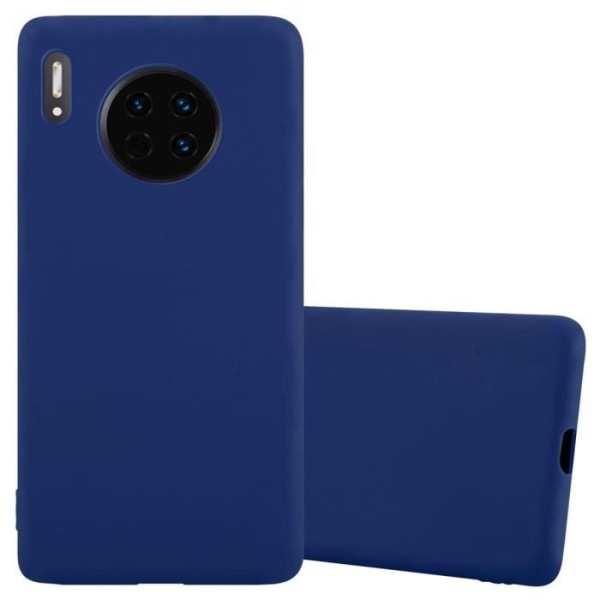 Coque - CADORABO - Huawei MATE 30 - Silikon TPU - Mörk Blågodis - Stötskydd Godis mörkblå