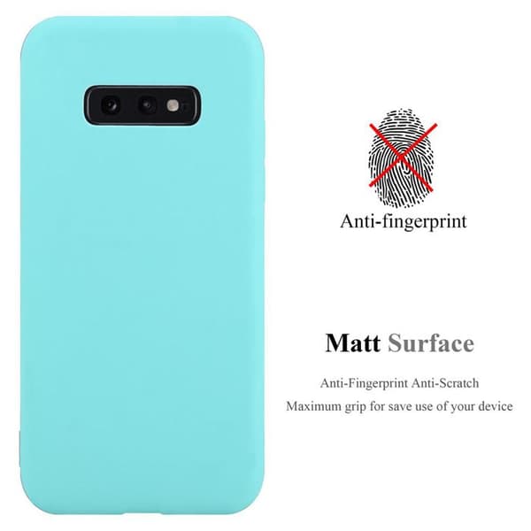 Skyddsfodral för Samsung Galaxy S10e CANDY BLÅ Stötabsorberande Silikon Blå