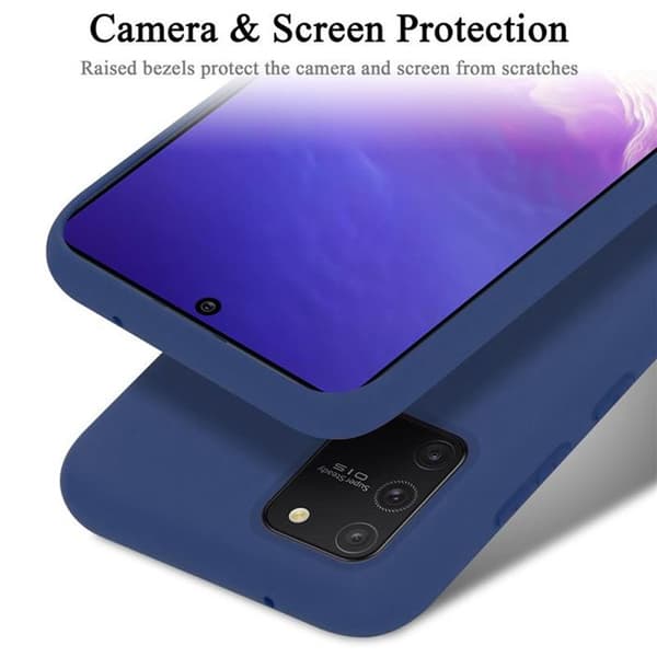 Skyddsfodral för Samsung Galaxy A91 / S10 LITE / M80s Stötskydd i LIQUID BLUE Blå