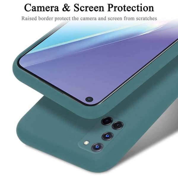 Skyddande stötsäker skal för Oppo A92 i LIQUID GREEN Grön