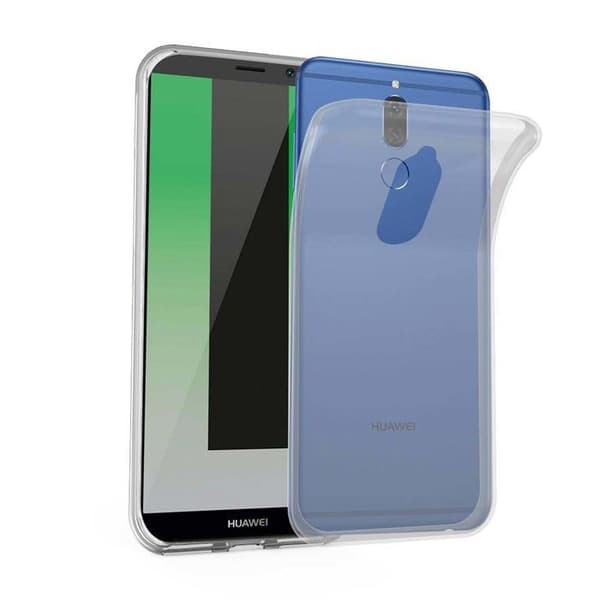 Transparent stötsäker silikonfodral för Huawei MATE 10 LITE Vit