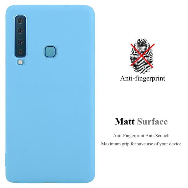 Skyddsfodral för Samsung Galaxy A9 2018 CANDY BLÅ Stötskydd Silikon Blå