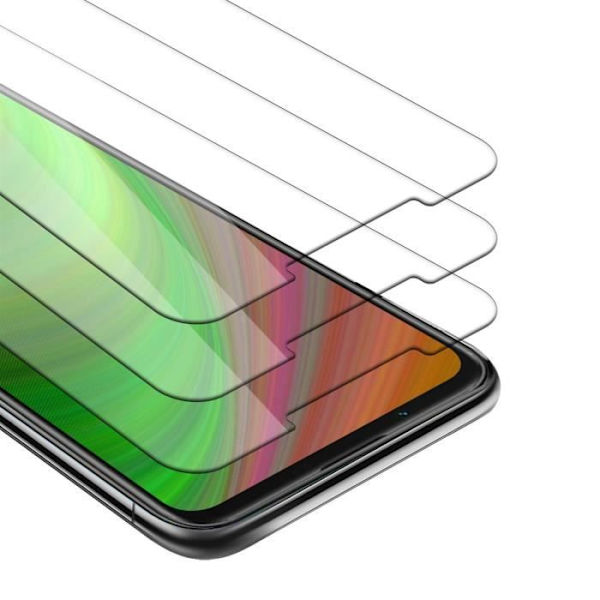 Cadorabo 3x Skyddsglas för ZTE Nubia Play - 3x Härdat skärmskyddsglas (Tempered) Transparent