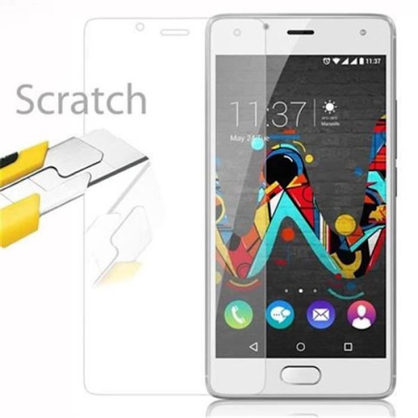 Cadorabo härdat glas WIKO U FEEL skärmskyddsfilm härdat skydd för display HÖG TRANSPARENS Transparent