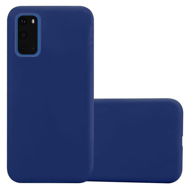 Skyddsfodral för Samsung Galaxy S20 CANDY MÖRKBLOMMA Stötsäker Silikon Blå