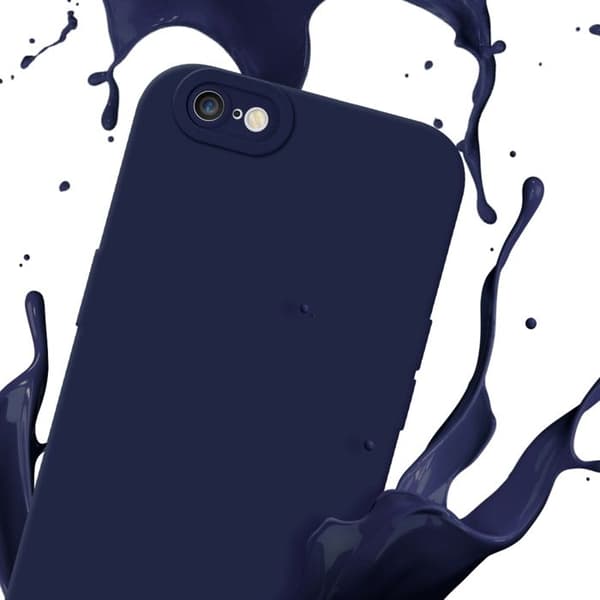 Skyddsfodral för iPhone 6 PLUS / 6S PLUS i MÖRKBLAK VÄTSKA Stötskyddande Fodral Blå