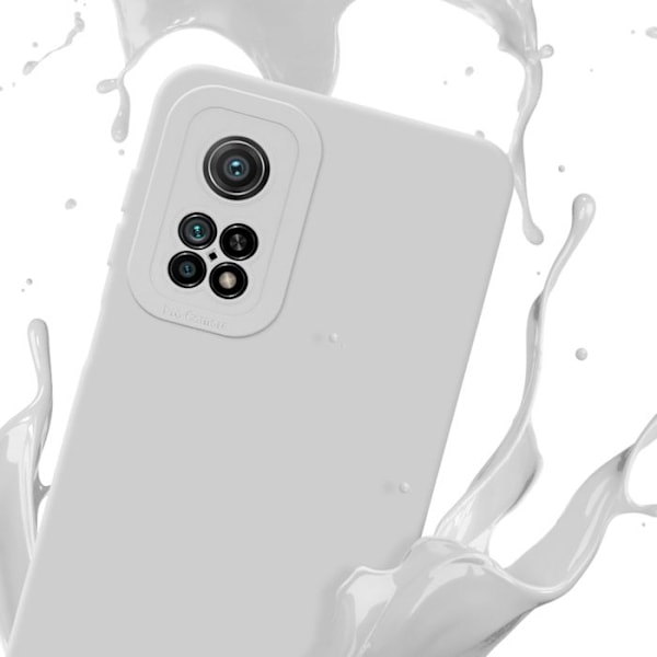 Coque för Xiaomi Mi 10T / Mi 10T PRO i FLUID VIT Fodral Etui Case Cover i flexibelt TPU-silikonskydd Vit