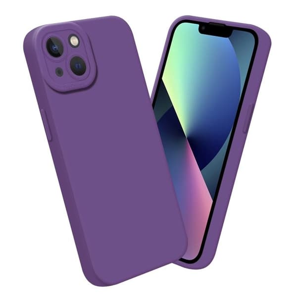 Skyddsfodral för iPhone 14 PLUS i MATTE FLUID VIOLETT Stötskyddande Violett
