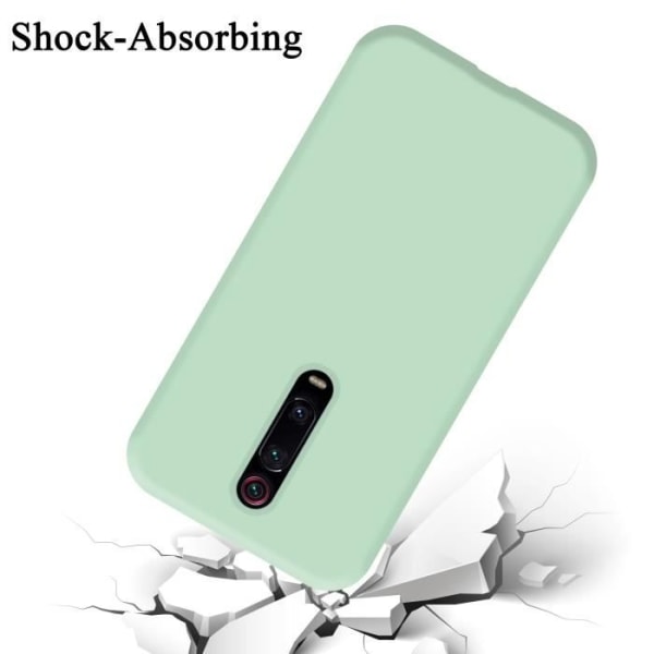 Fodral till Xiaomi Mi 9T / Mi 9T PRO / RedMi K20 / RedMi K20 PRO i LIQUID LIGHT GREEN Cadorabo Cover Silikon TPU