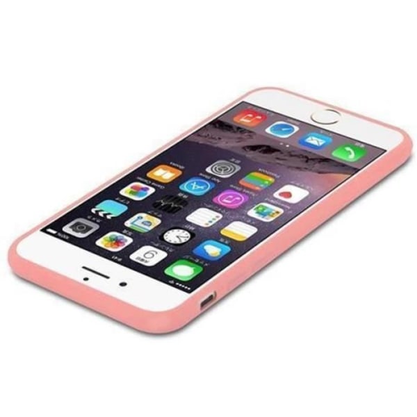 Apple iPhone 6-fodral - iPhone 6S i CANDY PINK från Cadorabo (CANDY Design) Ultratunnt mjukt silikon TPU-gelskydd med Rosa