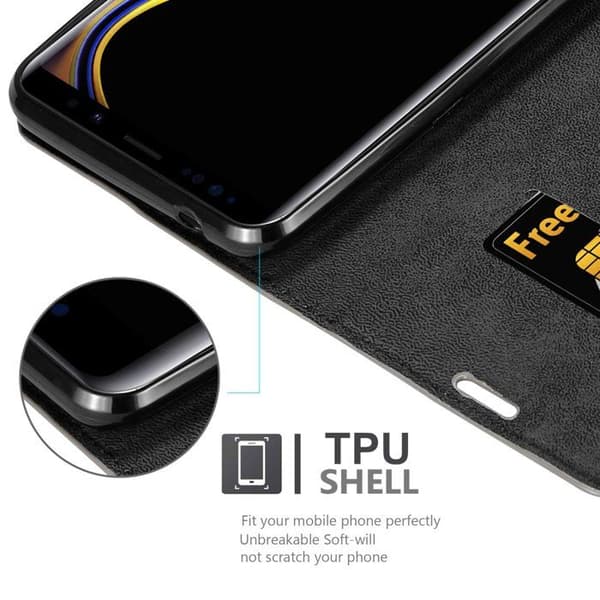 Fodral för Samsung Galaxy NOTE 9 Skal i MÖRKBRUN brun