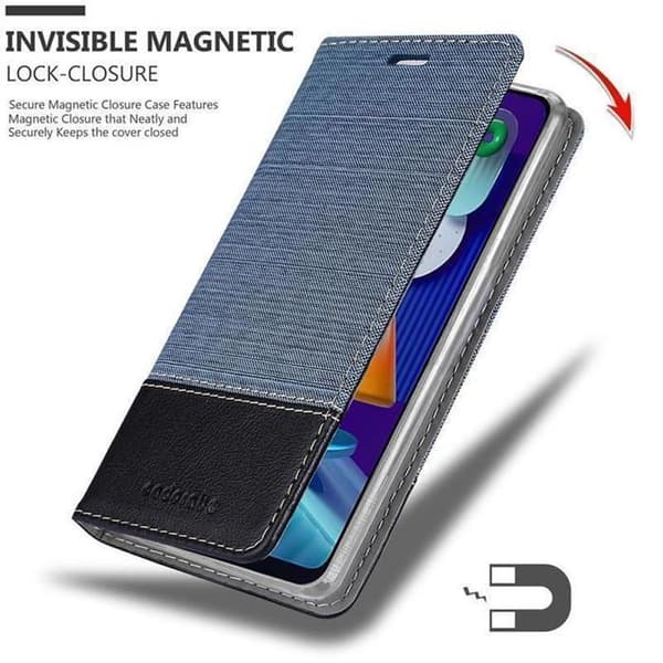 Skyddsfodral för Samsung Galaxy A11 / M11 i BLÅ SVART Stötskyddande Etui Blå