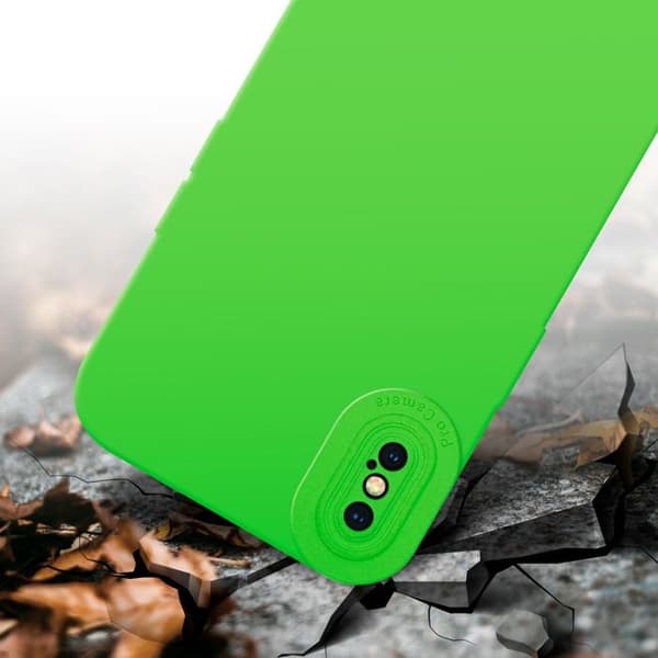 Skyddsfodral för iPhone XS MAX i FLUID GRÖN Stötsäker Grön