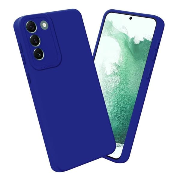 Skyddsfodral för Samsung Galaxy S22 PLUS i FLUID BLÅ Stötsäker Blå