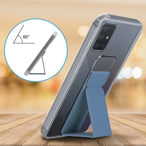 Skydd för Samsung Galaxy A71 4G LJUST BLÅ med stöd och ställfunktion Blå