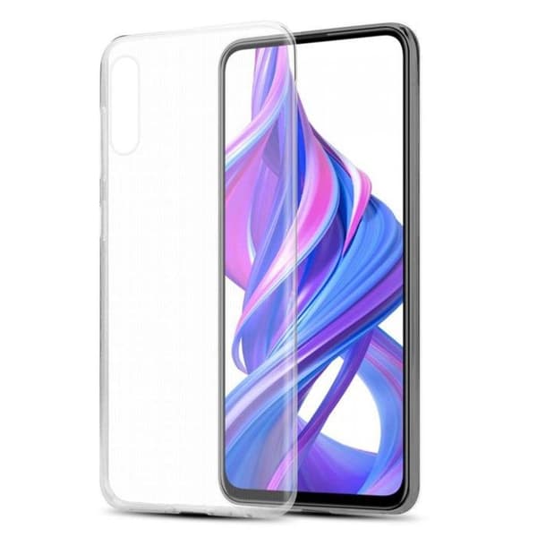 Skyddsfodral för Honor 9X PRO Transparent Silikon Etui Case Cover Vit