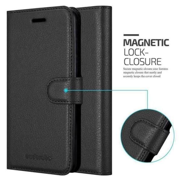 Etui för Samsung Galaxy A91 / S10 LITE / M80s i JET BLACK Svart