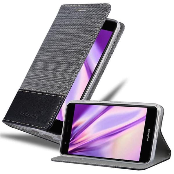 Skyddsfodral för Huawei NOVA i GRÅSVART Etui Case Skydd MÖRKGRÅ