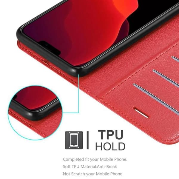 Etui för iPhone 12 / 12 PRO i KIRSCHRÖD Röd