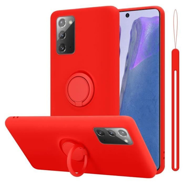Coque - CADORABO - Samsung Galaxy NOTE 20 - Silikon TPU - Röd - Stötbeständig skydd Röd