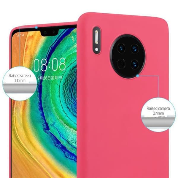 Skyddsfodral för Huawei MATE 30 CANDY RÖD Stötsäker Silikon Röd