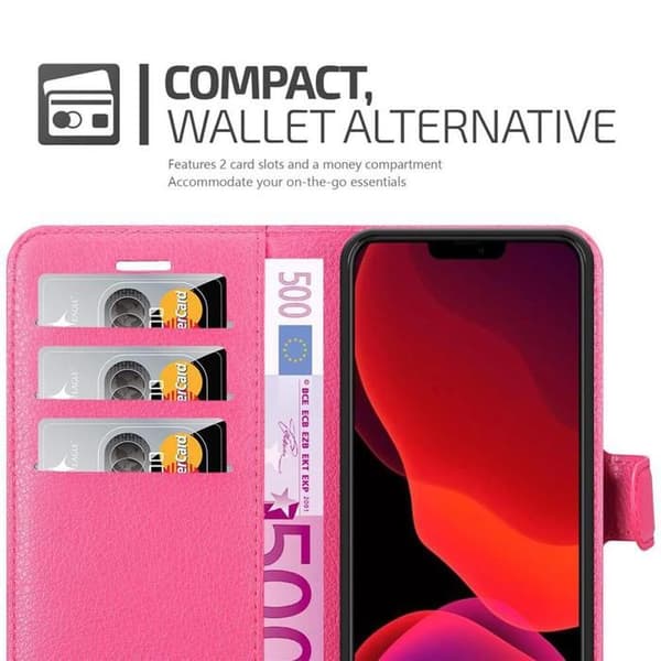 Fodral för iPhone 12 PRO MAX Fodral med lock i SOCKERROSA Plånboksfodral Skydd Ros