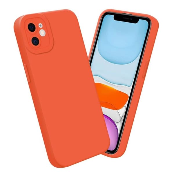 Skyddsfodral för iPhone 12 i FLUID ORANGE Stötsäker Apelsin