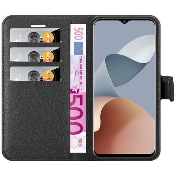 Etui för ZTE Blade A73 4G i JET BLACK Svart