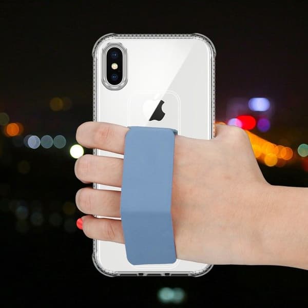Skal för iPhone XS MAX LJUST BLÅ med stöd och ställfunktion Blå